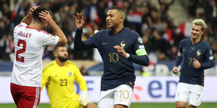 France Embarrass Gibraltar To Set Goal Scoring Record With Kylian