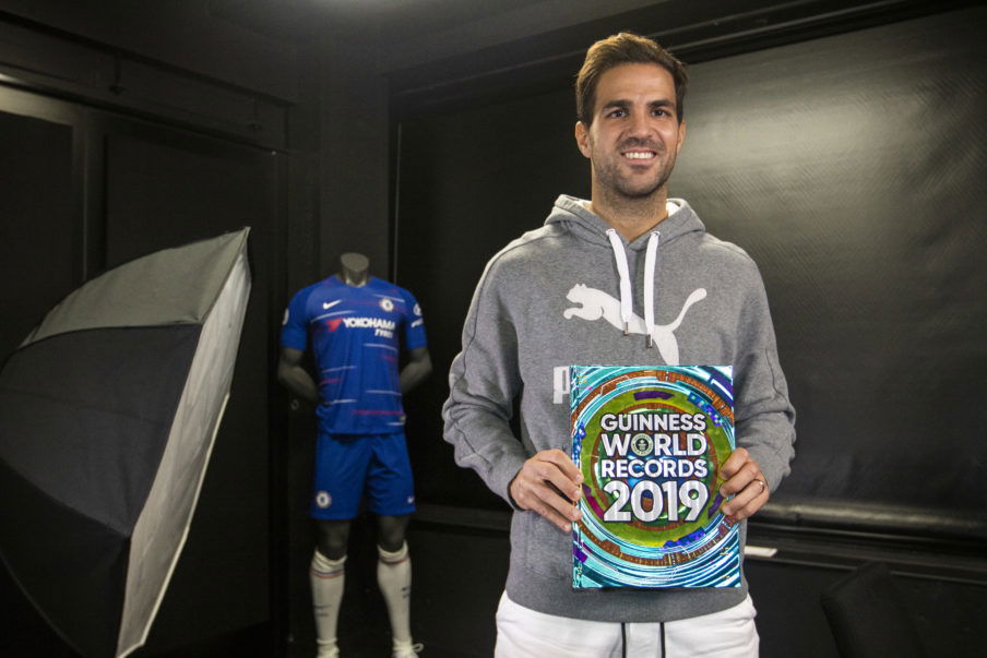 Cesc Fabregas achieves two world records Read Chelsea
