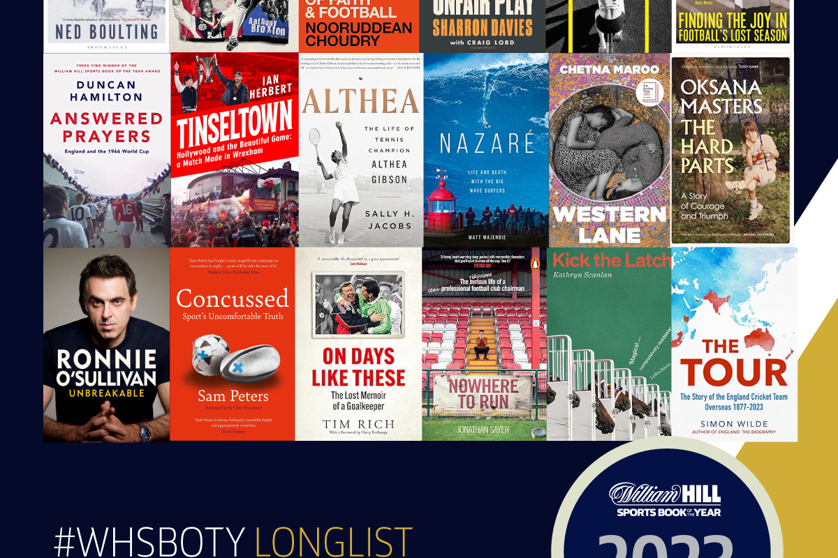 Longlist Revealed For The William Hill Sports Book Of The Year 2023 