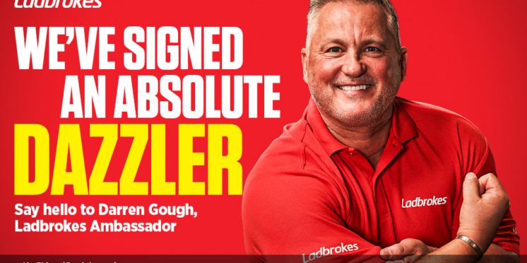 Ladbrokes sign legend Darren Gough - Sportsvibe