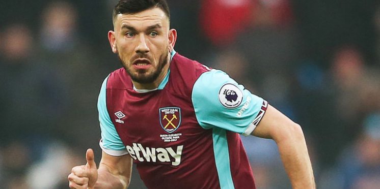 West Ham United winger Robert Snodgrass