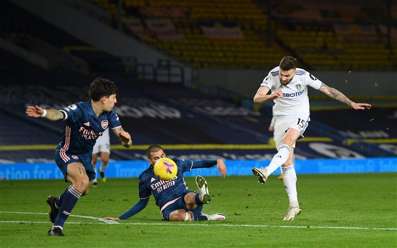 Image for Lewis Cook’s two-word reaction to landmark Leeds United moment
