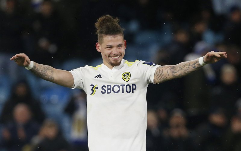 Image for ‘Champ’ – Leeds’ Kalvin Phillips sends six-word message to England teammate following Tuesday moment