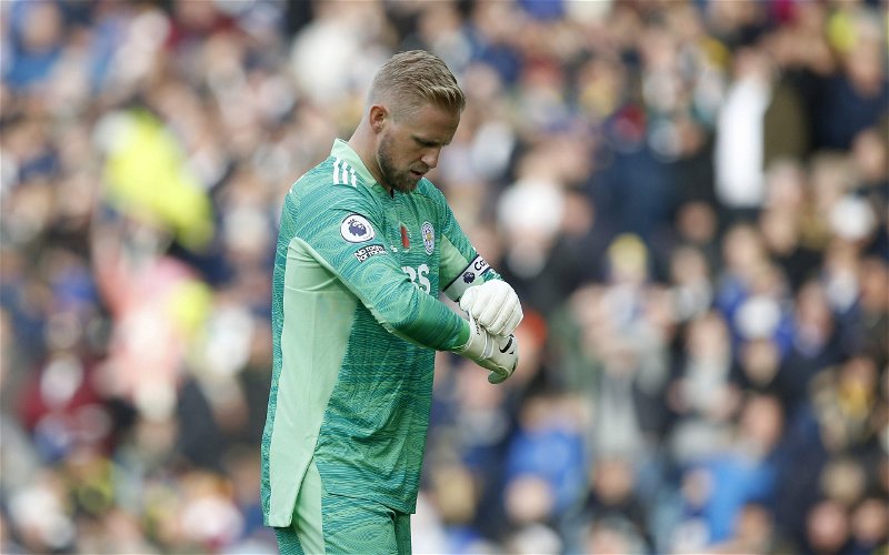 Image for ‘Every time’ – Kasper Schmeichel takes aim at Leeds United fans