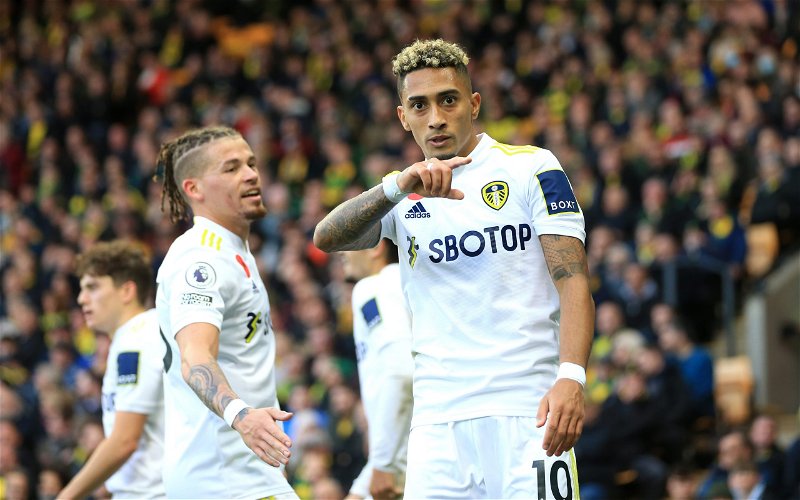 Image for Leeds United braced for second Raphinha bid as Premier League offer set to eclipse £50million