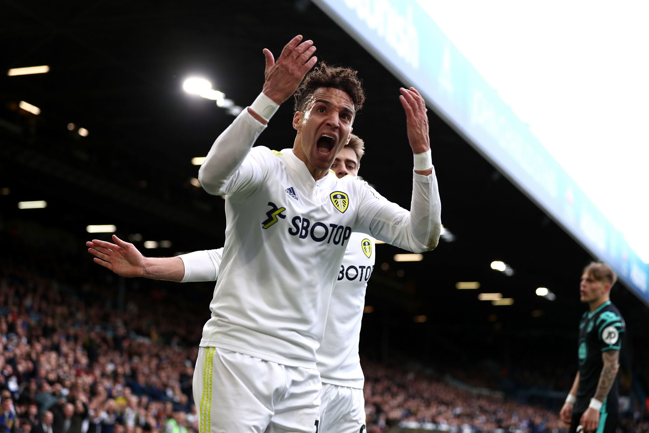  Image: Leeds’ Rodrigo teases two-word update amid fitness concerns ahead of Wolves