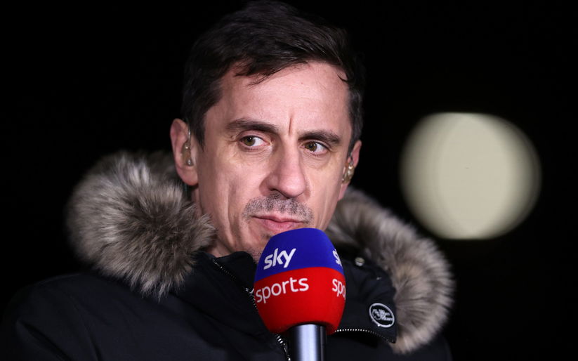 Image for “Desperate” – Gary Neville makes Leeds United relegation claim as he reacts to Sam Allardyce news