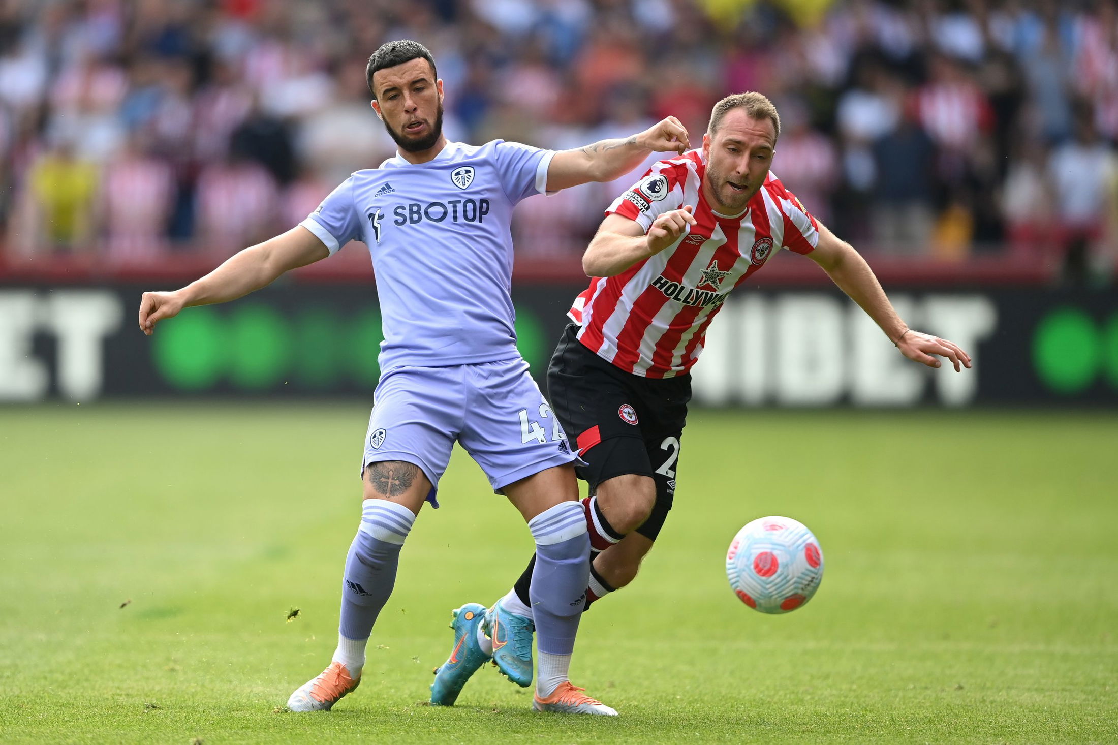  Leeds United forward insists how happy he is at Elland Road following Premier League survival