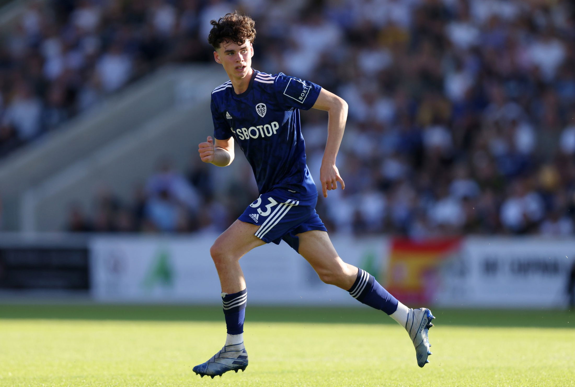 Tyler Adams #12 of Leeds United controls the ball in midfield during the  Premier League match Leeds United vs Brighton and Hove Albion at Elland  Road, Leeds, United Kingdom, 11th March 2023 (