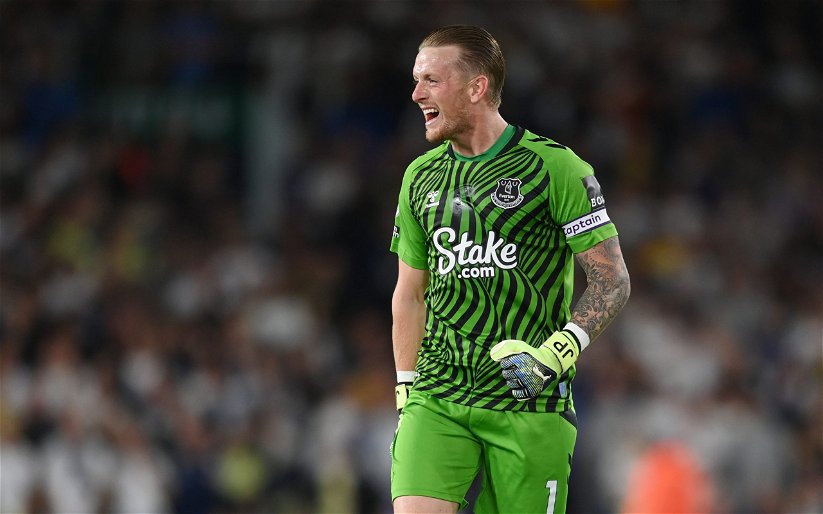 Image for Leeds United man sends four-word message to Everton’s Jordan Pickford