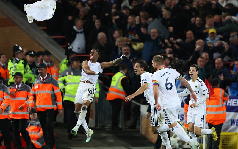 Image for “What a moment!” – Harry Redknapp reacts to Leeds United player’s role in Liverpool downfall