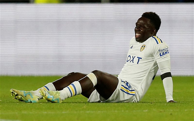 Image for Spotted: Leeds United star clutches hamstring on Thursday int’l outing after scoring brace