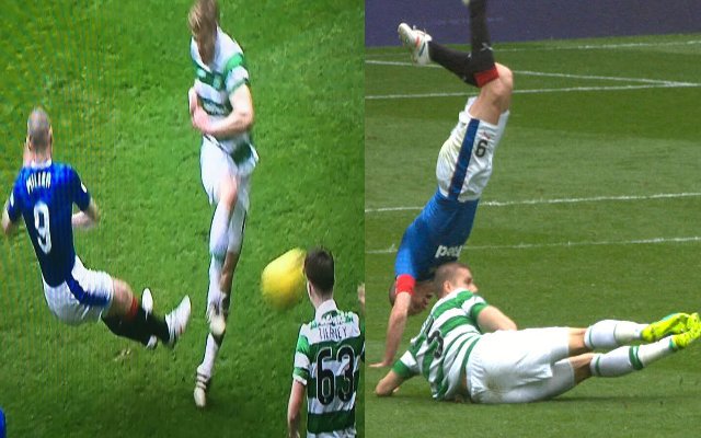Image for Kenny Miller rages about fair tackle, forgets trying to break Armstrong’s legs