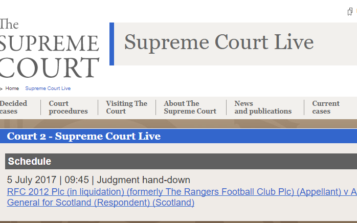 Image for Live link to Supreme court for Big Tax Case ruling