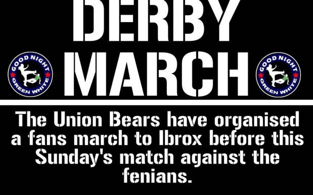 Image for Union Bears call all Hooligans to attack ‘fenians’