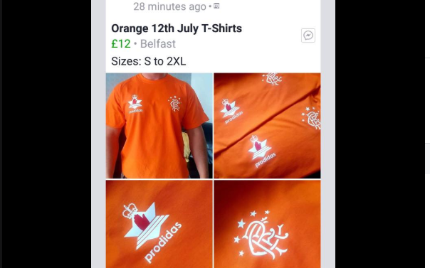 Image for “Prodidas” launch repulsive 12th July copy Orange Sevco strip in Hummel vacuum
