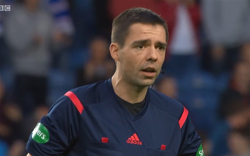 Image for Paranoia as referee with atrocious Celtic record lets something slip