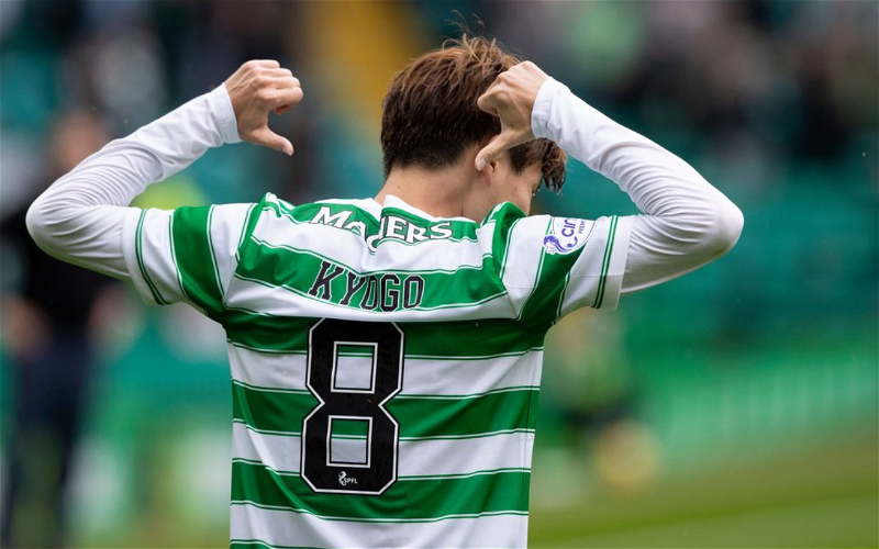 Image for “What an absolute Angel” Kyogo wins Celts hearts in viral video
