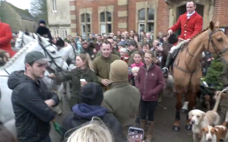 Image for Video: “War on football is a class issue, simple.” English fox hunters called out in disgraceful clip