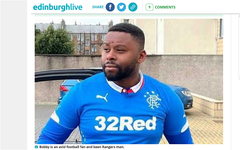 Image for Black journalist suffers repeated racial abuse at Rangers match and in bar
