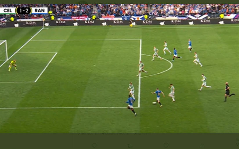 Image for Clearly offside, but debate rages if goal should have been left to stand.