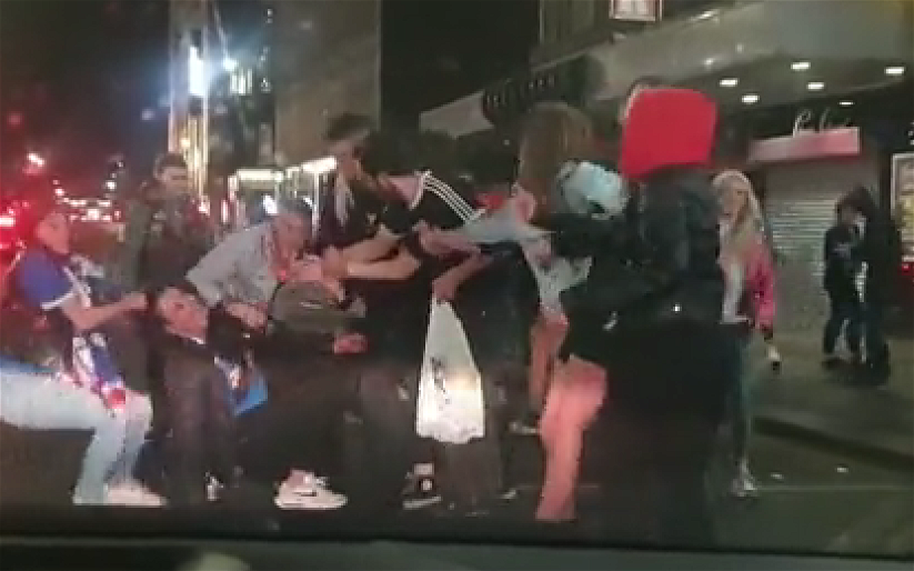 Image for Bearette royal rumble as hefty lassies throw their weight around on the street