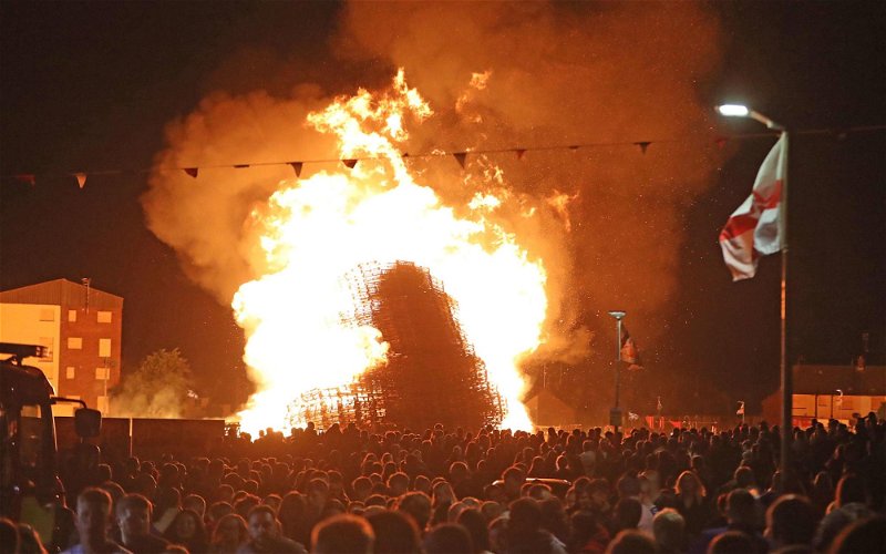 Image for “This is not culture, it’s a hate crime” SF Councillor hits back after bonfire shame
