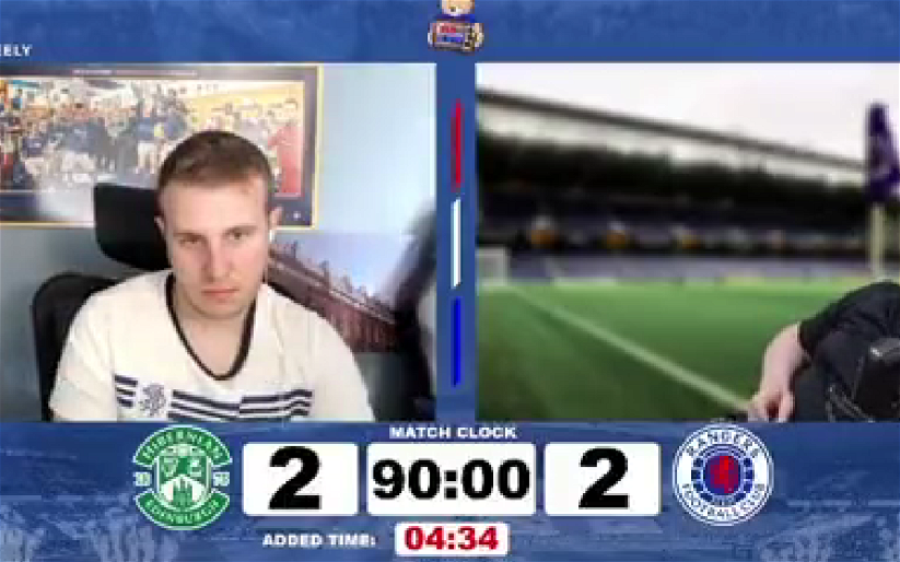Image for Video: Sevco Vlogger’s pain as he calls draw vs Hibs