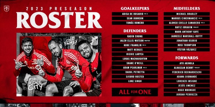Toronto FC on X: NEWS  Toronto FC Announce Roster for Preseason Camp 📰➡️   #TFCLive  / X