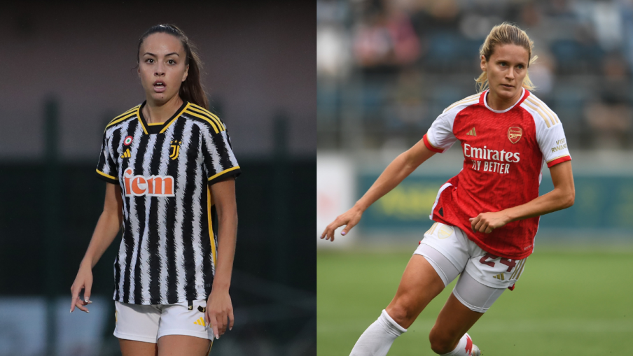 Cloe Lacasse poses as she signs for Arsenal at Emirates Stadium on News  Photo - Getty Images