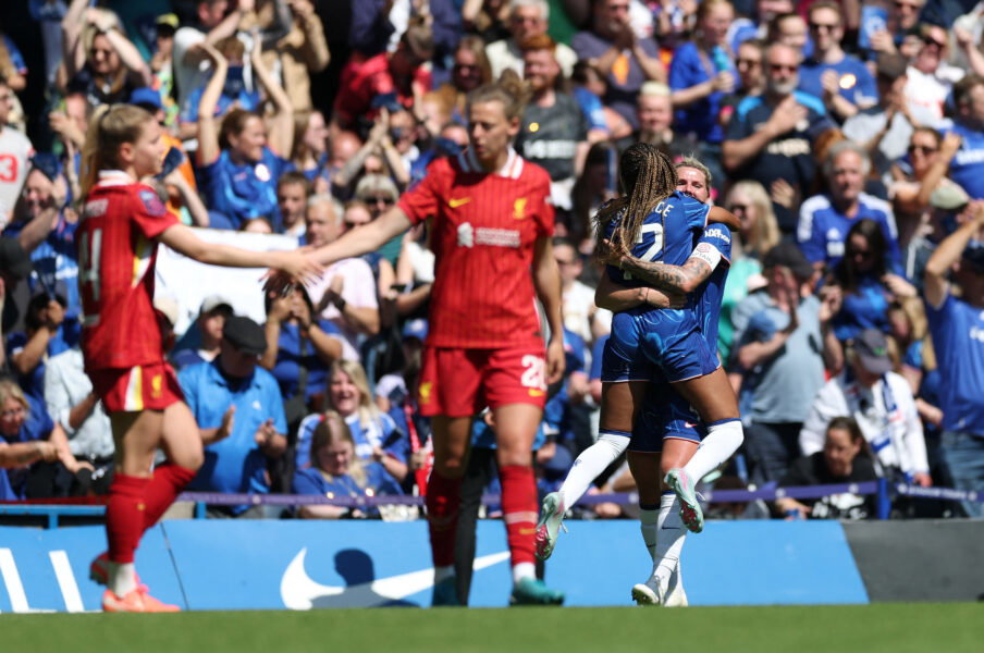 Ashley Lawrence's Chelsea celebrate WSL title with unbeaten season