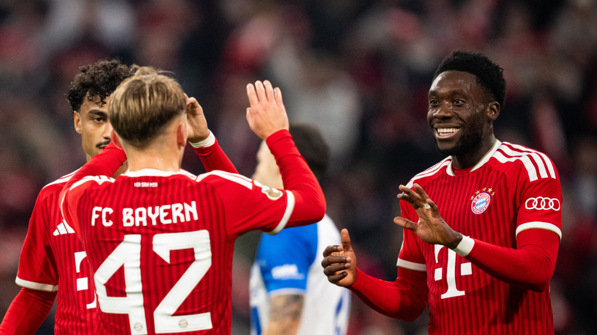 Alphonso Davies starts Bayern Munich’s Der Klassiker clash with Borussia Dortmund