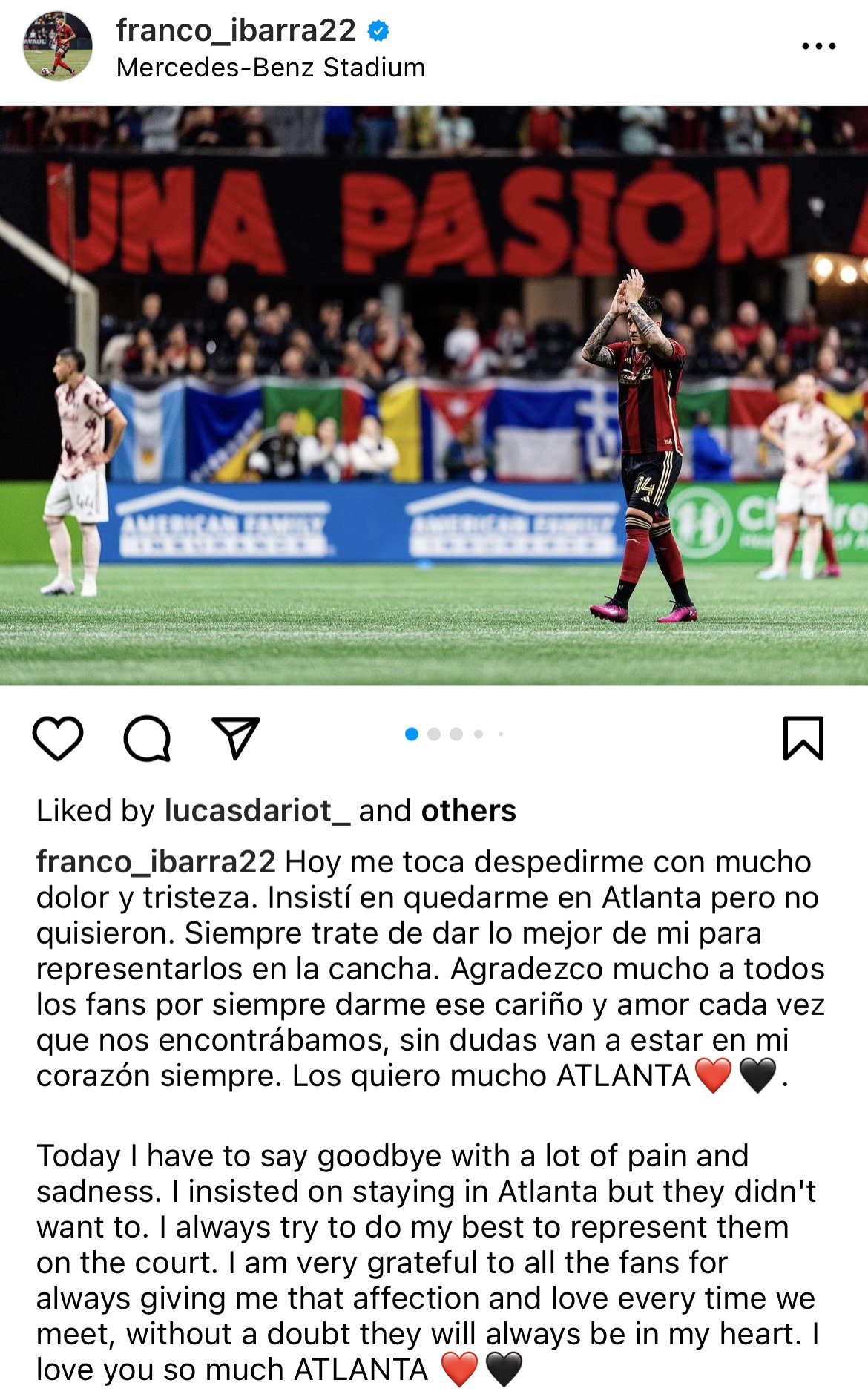 Atlanta United FC - Welcome our newest addition 🙌 Franco Ibarra