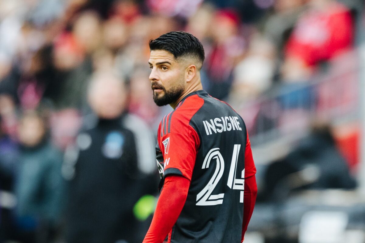 TFC star Lorenzo Insigne leaves with first half injury vs. Atlanta