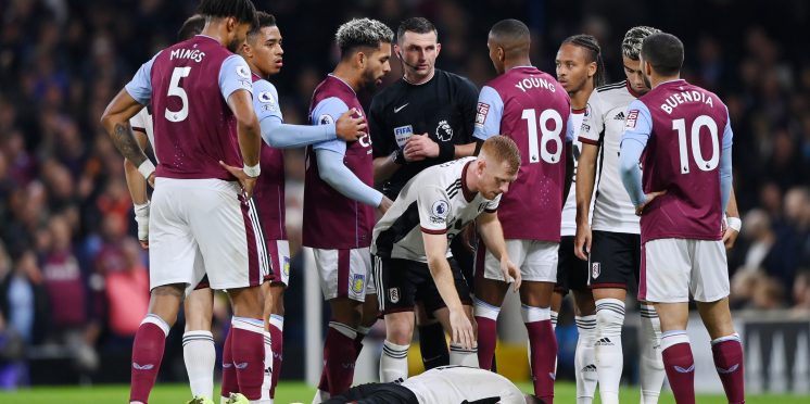 Aston Villa: Former referee slams Michael Oliver over Douglas Luiz red ...