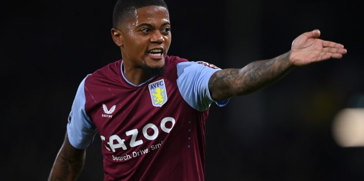 Leon Bailey in action for Aston Villa