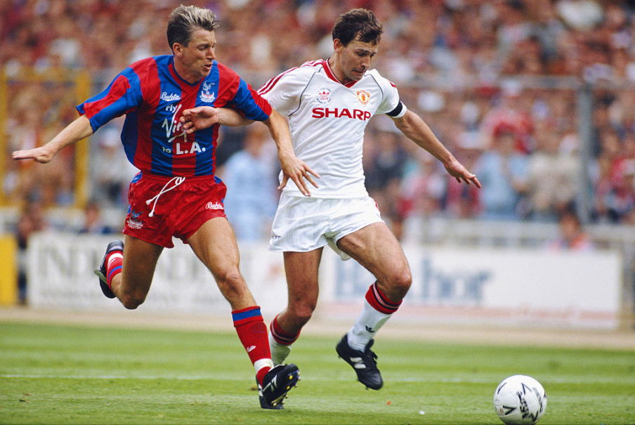 1990 FA Cup Final Crystal Palace v Manchester United David Cannon/Hulton Archive/Getty Images