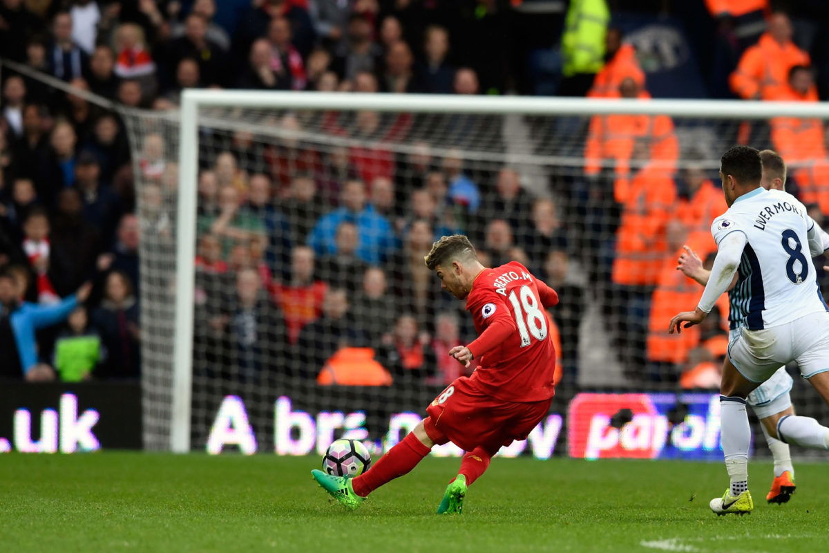 Видео голов покажи. Liverpool West Bromwich Ajayi goal Offside.