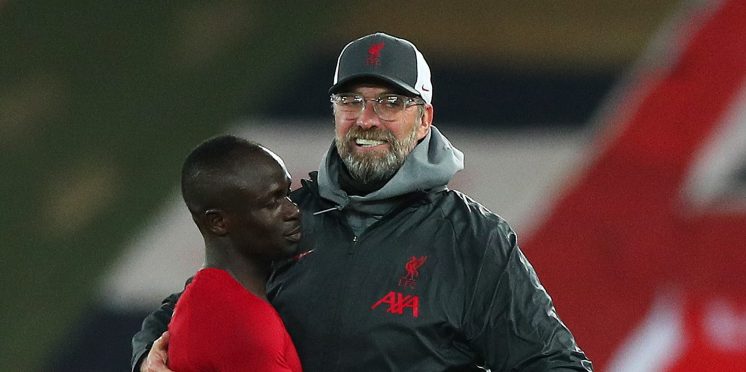 Sadio paying tributes to Papa Bouba Diop 🙏 : r/LiverpoolFC