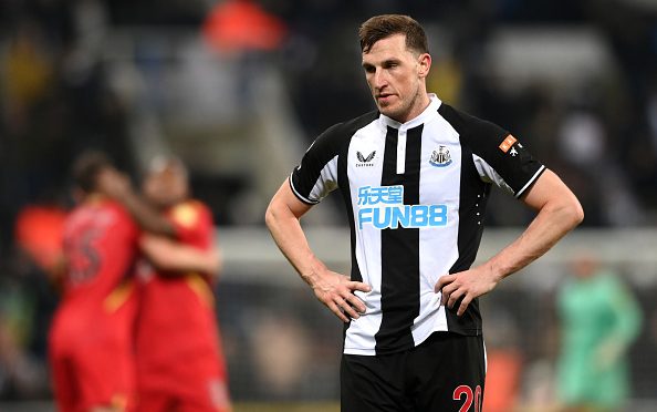 Newcastle United and New Zealand striker Chris Wood