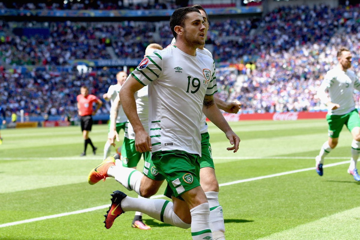 Самый быстрый гол на евро. Robbie Brady футболист.