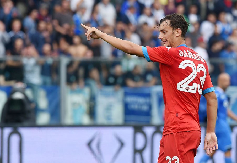 Chance of goal for Manolo Gabbiadini of UC Sampdoria during the Serie  News Photo - Getty Images