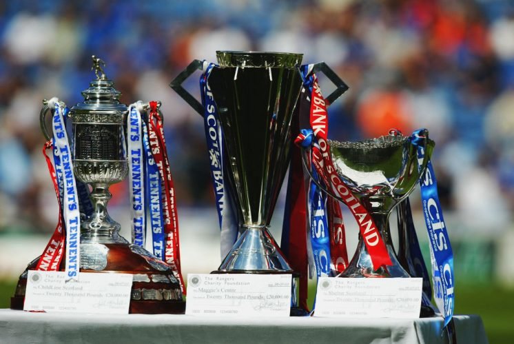 Phil Cole/Getty Images Sport - The last time a treble made it to Ibrox was in 2003
