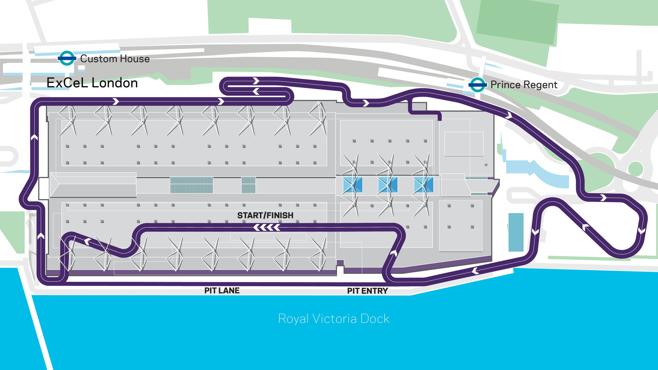 Formula E London track map - Read Motorsport