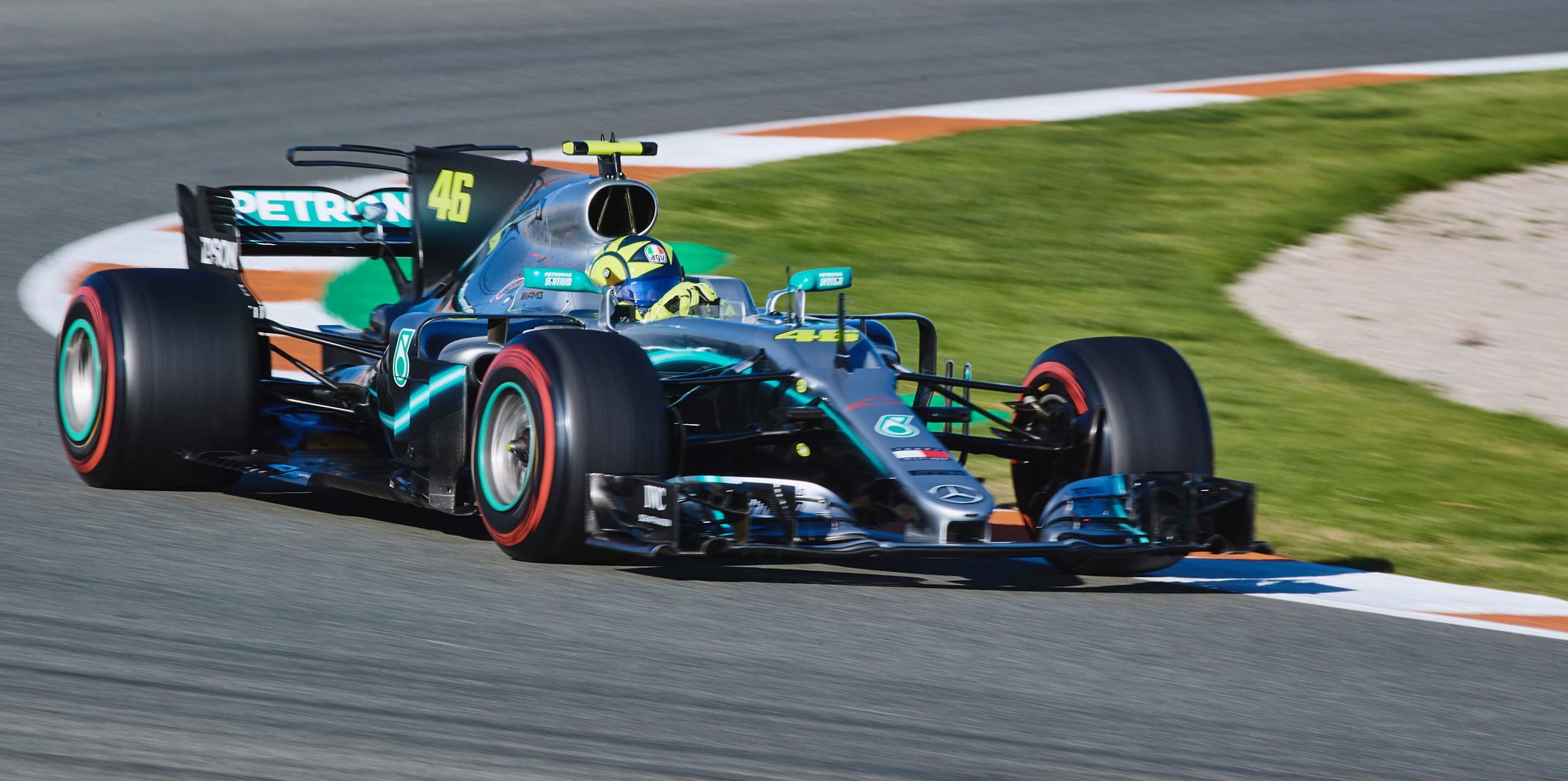 rossi f1 test