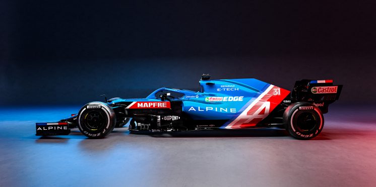 Alpine F1 Car Front . Rebranded Alpine reveals 2021 F1 car and new livery - Read ...
