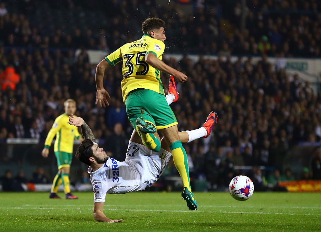 Leeds United V Norwich City - EFL Cup Fourth Round - Read Norwich