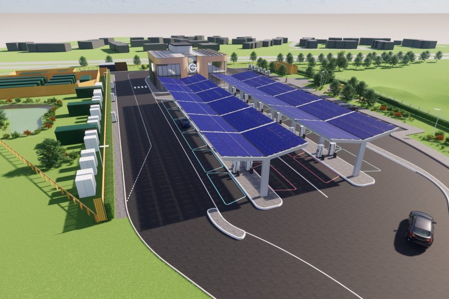 Opening soon: UK’s first electric vehicle charging forecourt - Read Cars